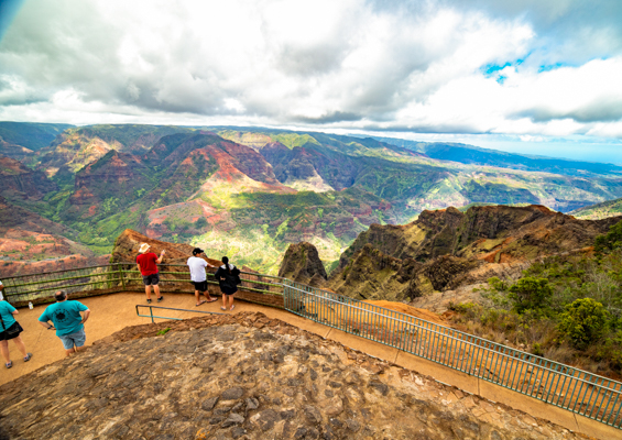 waimea canyon kauai island