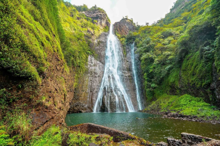 jurassic falls in hanapepe valley in the centerjpg